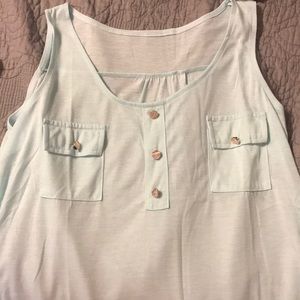 Baby blue Tank